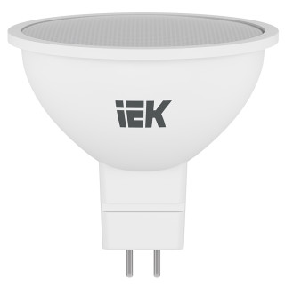 Лампа светодиодная MR16 софит 7Вт 230В 4000К GU5,3 (3шт/упак) IEK