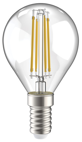 Лампа светодиодная G45 шар прозрачная 5Вт 230В 3000К E14 серия 360° IEK