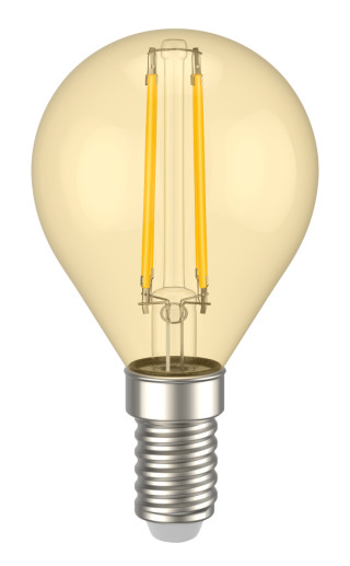 Лампа светодиодная G45 шар золото 7Вт 230В 2700К E14 серия 360° IEK