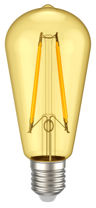 Лампа светодиодная ST64 ретро золото 8Вт 230В 2700К E27 серия 360° IEK