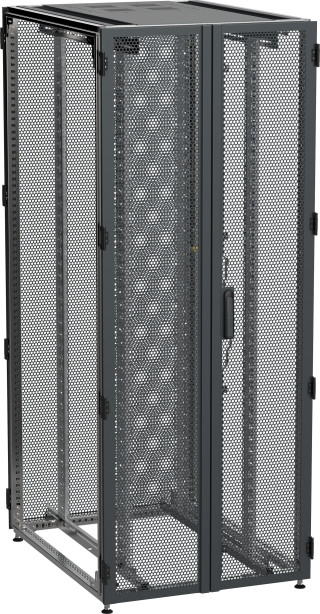 ITK by ZPAS Шкаф серверный 19" 45U 800х1200мм двухстворчатые перфорированные двери черный РФ