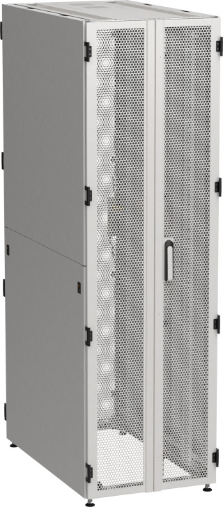 ITK by ZPAS Шкаф серверный 19" 42U 600х1000мм двухстворчатые перфорированные двери серый РФ