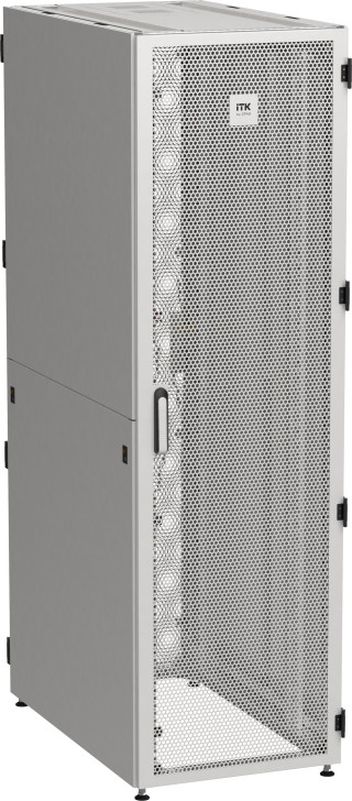 ITK by ZPAS Шкаф серверный 19" 45U 600х1000мм одностворчатые перфорированные двери серый РФ