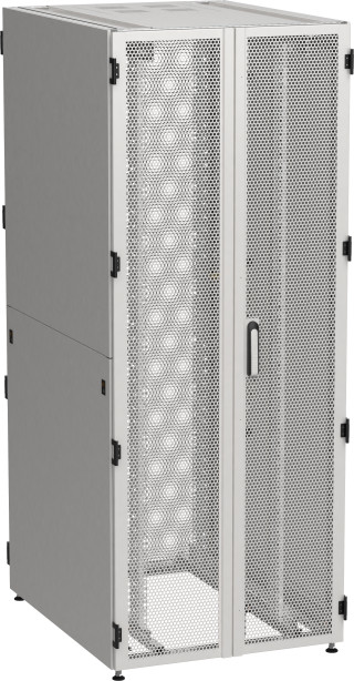 ITK by ZPAS Шкаф серверный 19" 47U 800х1200мм двухстворчатые перфорированные двери серый РФ