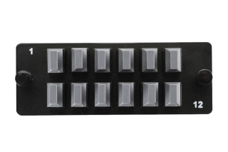 Планка Q-SLOT с 12 адаптерами MTP, KeyUP/KeyDOWN, черные