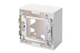 Коробка для рамок французский стандарт 2 модуля 45 × 22,5 мм, белый
