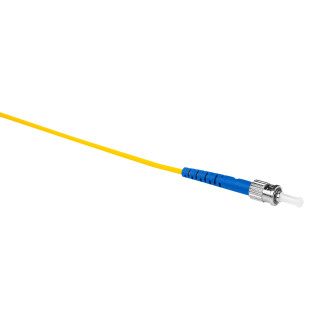 Шнур оптический коммутационный (патч-корд), ST-ST симплекс (simplex) OS2, нг(А)-HF, желтый, 0,5 м