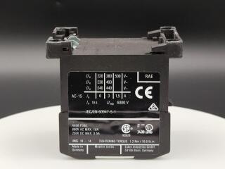 Вспомогательное реле 3А,  управляющее напряжение 24В (DС), контакты 3НО+1НЗ, категория применения AC-15