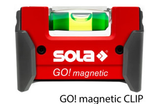 Уровень компактный магнитный GO! Magnetic, 1 глазок, точн. 0,75 мм/м 01621101