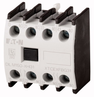 Фронтальный блок вспомогательных контактов, 4 полюса, 1НО+3НЗ, винтовые Зажимы, для DILM40-170