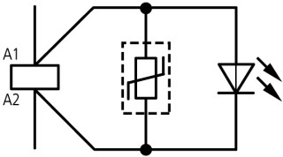 Супрессор с варистором и светодиодом42-48 В(АC) для DILM40…95, DILMP63,80