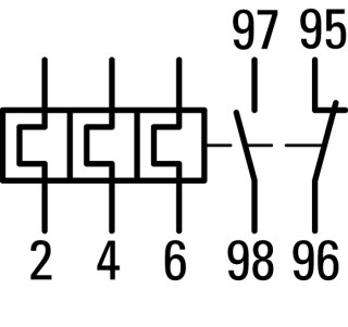 Реле перегрузки, 145-175A, 1НО +1 НЗ