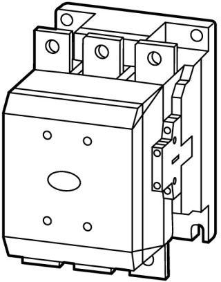 контактор 185А, управляющее напряжение 24-48В (AC), 2НО+2НЗ доп. контакты, категория применения AC-3, АС4