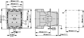 контактор 500А, управляющее напряжение 48-110В (АС, DC), категория применения AC-3, AC-4