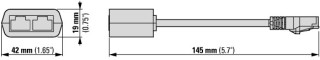 ПЧ Splitter (RJ45, 2 Slots/1 Plug)