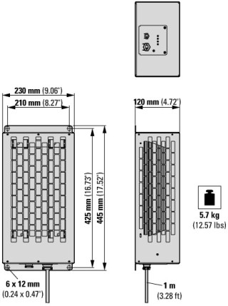 Тормозной резистор, 150 Ом, 1400 Вт