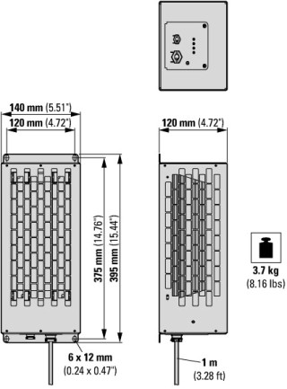 Тормозной резистор, 150 Ом, 500 Вт