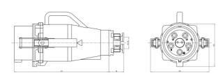 CA75096 INPIN Вилка кабельная 400A/380-690V/3P+N+E/IP67