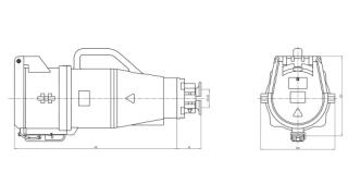 CA756022 INPIN Розетка кабельная 350A/380-690V/3P+E/IP67