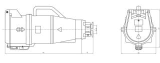 CA757022 INPIN Розетка кабельная 350A/380-690V/3P+N+E/IP67