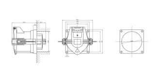 CA75402 INPIN Розетка встраиваемая 160A/380-690V/3P+N+E/IP67