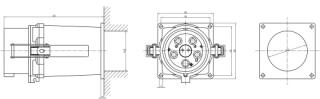 CA756011 INPIN Вилка встраиваемая 350A/380-690V/3P+E/IP67