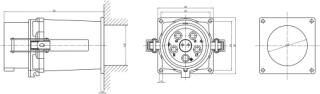 CA750961 INPIN Вилка встраиваемая 400A/380-690V/3P+N+E/IP67