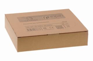 CA105BK INPIN Розетка встраиваемая 16A/250V/2P+E/IP54 подключение сзади 50х50 черная