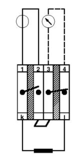Схематический чертеж, Испытательная схема преобразователя тока, с качающимися планками