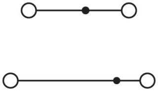 Электрическая схема, 1 = крышка, 2 = крышка-проставка, 3 = проставка, 4 = винтовые мостики, 5 = гребенчатый мостик, 6 = мостик с изоляцией, 7 = изолир...