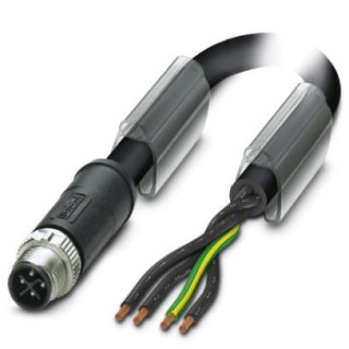 Силовой кабель SAC-4P-M12MSS/ 1,0-PUR PE