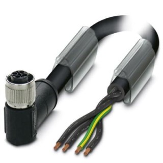 Силовой кабель SAC-4P- 2,0-PUR/M12FRS PE