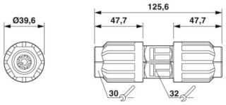 Чертеж, Размерный чертеж QPD C 5x6,0