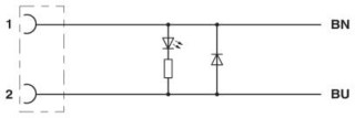 Электрическая схема, Цоколевка контактов DEUTSCH DT06-2S