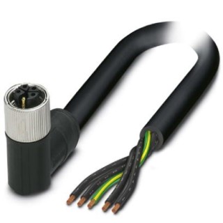 Силовой кабель SAC-5P- 1,5-PUR/M12FRK PE
