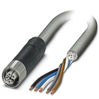 Силовой кабель SAC-5P- 1,5-280/M12FSL FE SH