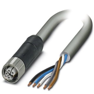 Силовой кабель SAC-5P- 3,0-280/M12FSL FE