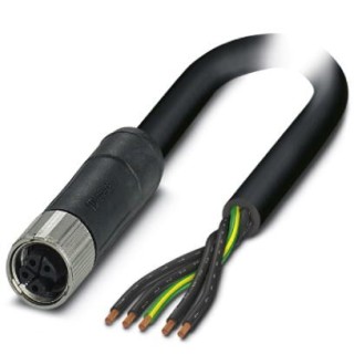 Силовой кабель SAC-5P-10,0-PVC/M12FSK PE