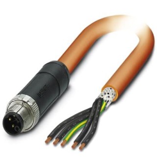Силовой кабель SAC-5P-M12MSK/ 3,0-PUR PE SH