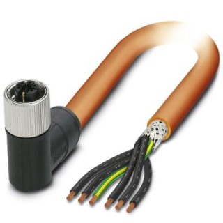 Силовой кабель SAC-6P- 5,0-PUR/M12FRM PE SH