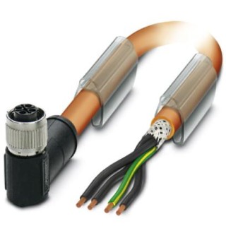 Силовой кабель SAC-4P- 3,0-PUR/M12FRS PE SH