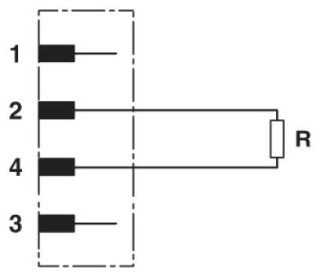 Электрическая схема, Нагрузочный резистор CC-Link, R = 110 Ω