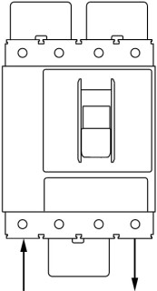Втычной выключатель-разъединитель, 160А, 1000В DC, 4 полюса, 3 позиции