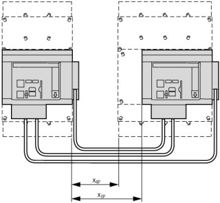 Блокировка моторного привода, длиные тросы, 2 типоразмер