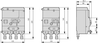 Блок защиты от токов утечки, 0:03-3A, 4P, установка справа от выключателя
