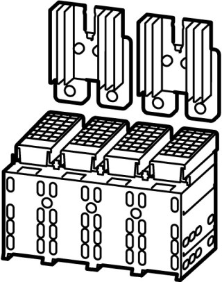 Комплект электрических соединителей + изолятор, 4/2 П, 1000В DC