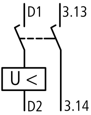Расцепитель минимального напряжения , 110- 130В DC , + 2НО доп. контакта