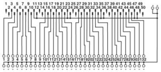 Электрическая схема, Схема подключения FLKM 50/32M/DV