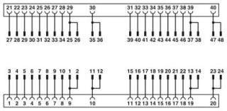 Электрическая схема, Схема подключения FLKM 50-PA/AN/S7-1500