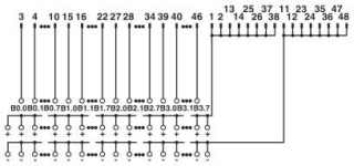 Электрическая схема, Схема подключения UM 45-FLK50/32IM/ZFKDS/PLC